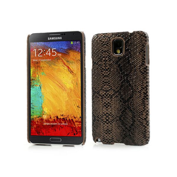 

Чехол накладка пластиковый на на Samsung Galaxy Note 3 N9000, "Коричневая змея"