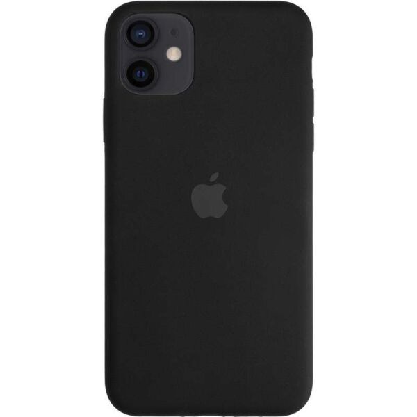 

Чехол Silicone Case для Apple iPhone 12 Mini силиконовый, Черный