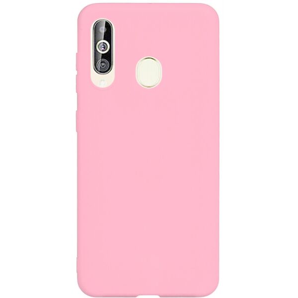 

Чехол накладка для Samsung Galaxy A60 A6060 силиконовый матовый, Fresh Series, розовый