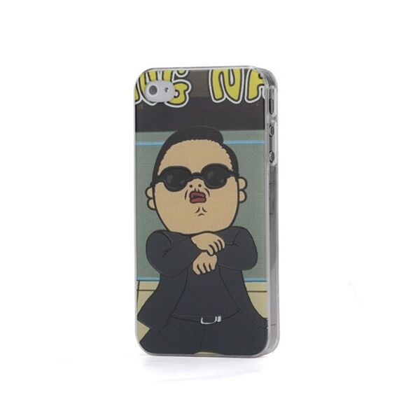 

Прикольный чехол на iPhone 4S пластиковый Gangnam Style