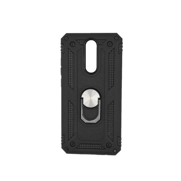 

Чехол накладка для Xiaomi Redmi 8a противоударный с подставкой, Stranger, Черный