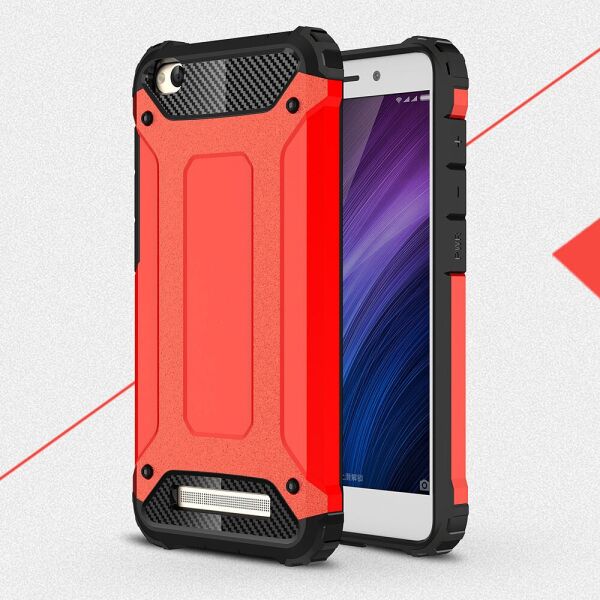 

Чехол накладка для Xiaomi Redmi 4A противоударный Spider, Красный