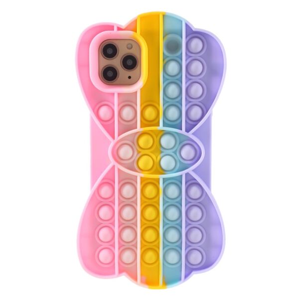 

Чехол антистресс Pop It для Apple iPhone 12 Pro силиконовый, Бабочка