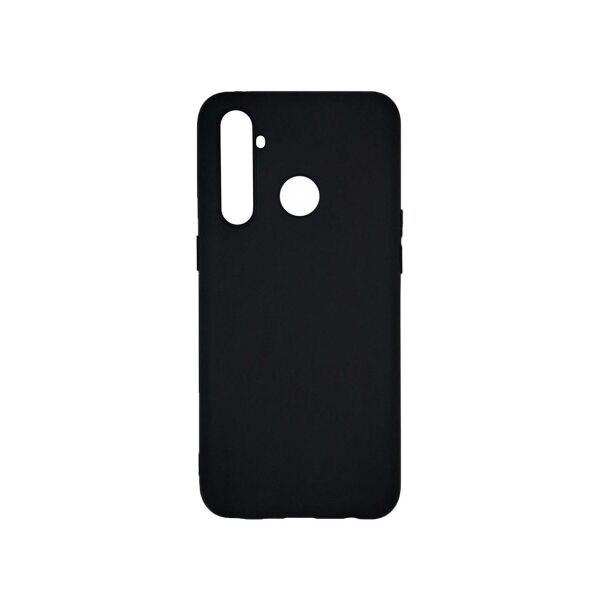 

Чехол накладка для Realme 5 Pro RMX1971 силиконовый матовый, Черный