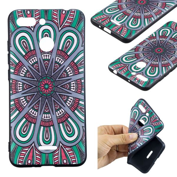 

Чехол накладка для Xiaomi Redmi 6 силиконовый, Абстрактный цветок