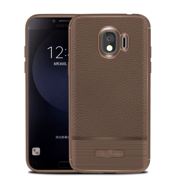 

Чехол накладка для Samsung Galaxy J2 2018 J250F силиконовый, Armor, Коричневый