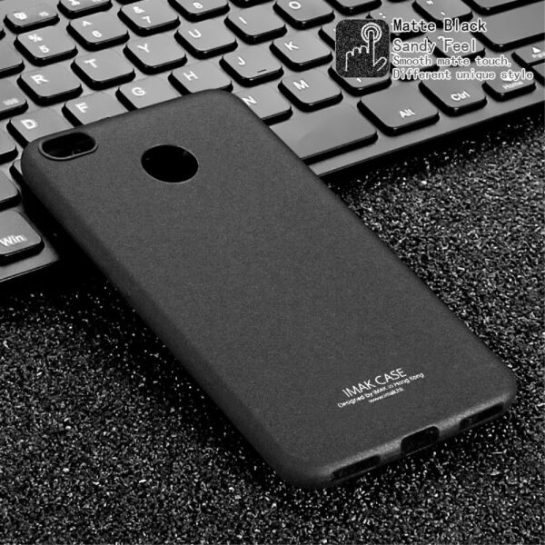 

Чехол накладка для Xiaomi Redmi 4X силиконовый ультратонкий + защитная пленка, IMAK, черный