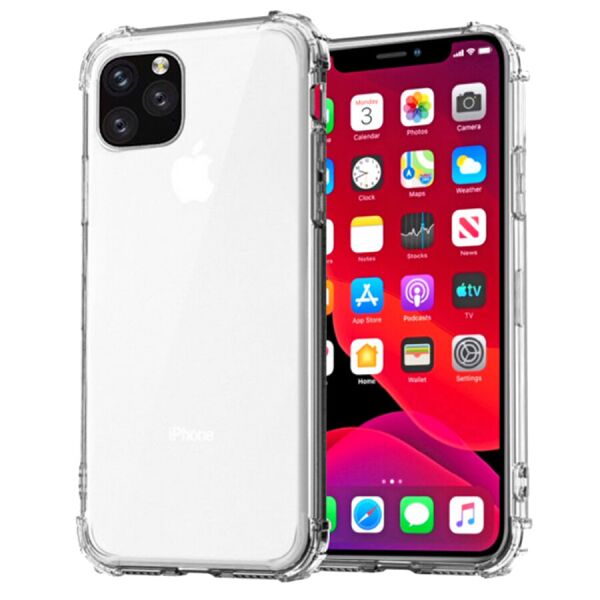 

Чехол для Huawei P40 Lite E силиконовый с усиленными углами, Прозрачный