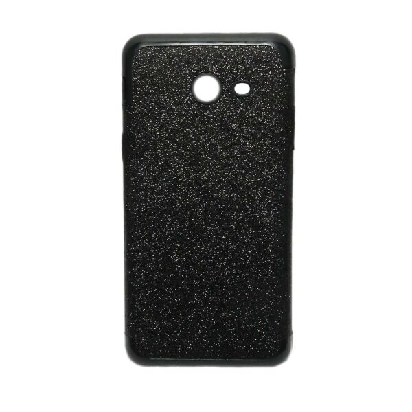 

Чехол накладка для Samsung Galaxy J5 2017 J520 силиконовый блестящий, Glamour Case, черный