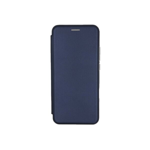 

Чехол-книжка для Xiaomi Mi Note 10 lite боковой с отсеком для визиток, Slim Case, Темно-синий