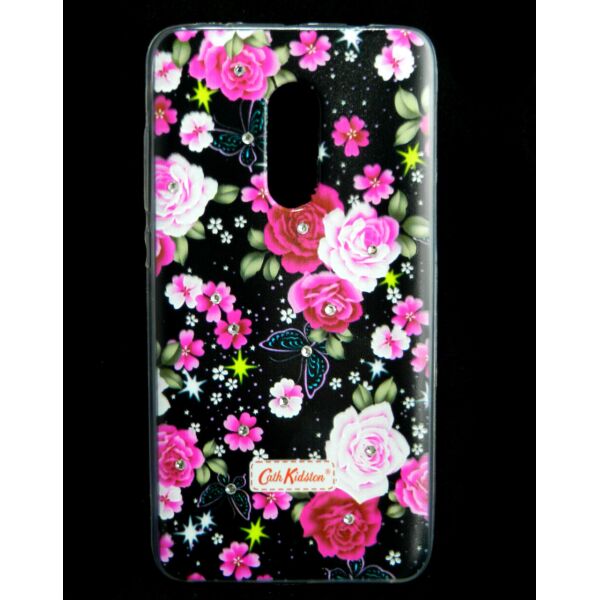 

Чехол накладка для Xiaomi Redmi Note 4 силиконовый Diamond Cath Kidston, Ночные розы
