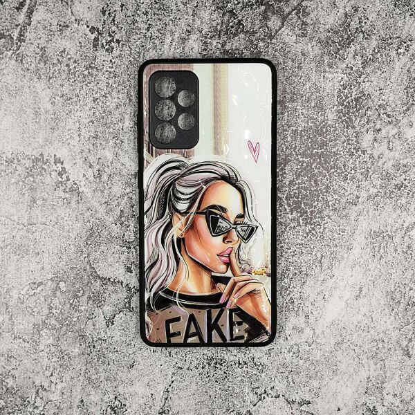 

Женский чехол для Samsung Galaxy A52 A525 пластиковый с силиконовыми бортиками, Секрет