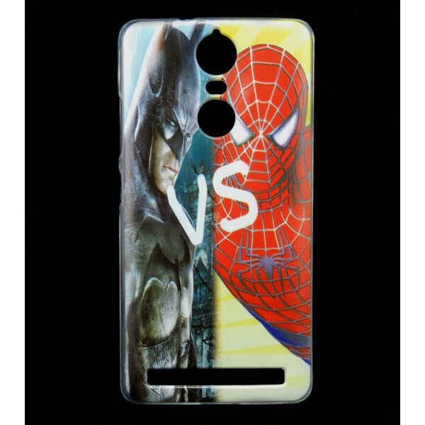 

Чехол накладка для Lenovo Vibe K5 Note A7020 силиконовый с рисунком, Batman vs Spiderman