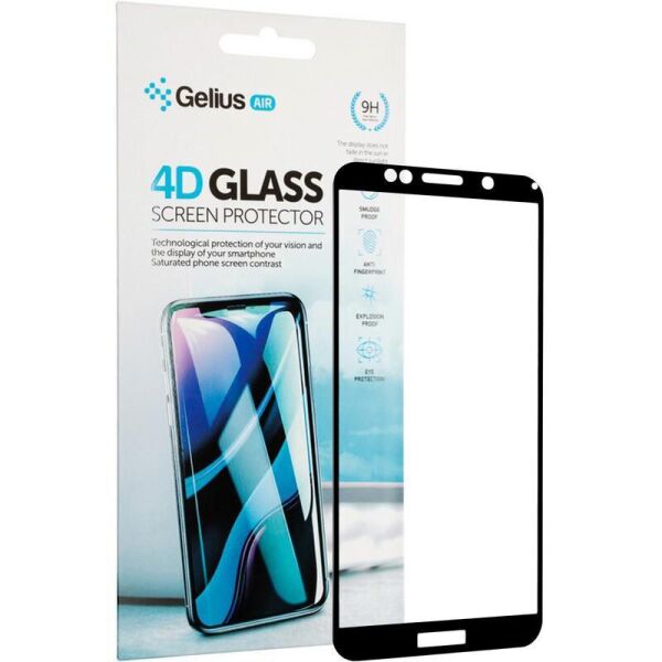 

Защитное стекло Gelius PRO 4D для Huawei Y5P, Черный