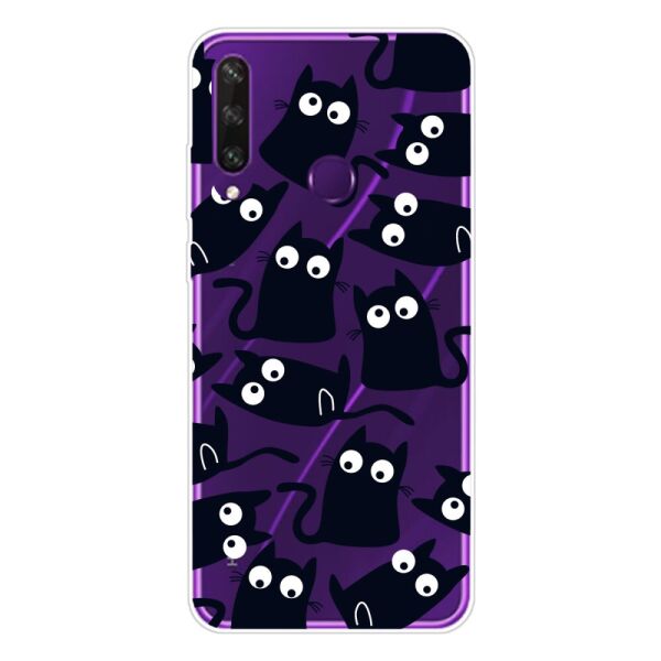 

Чехол для Huawei Y6P MED-LX9N силиконовый, Котяры