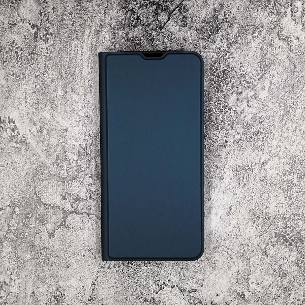 

Чехол книжка для Samsung Galaxy A22 A225 боковой, Rubber Case, Темно-синий
