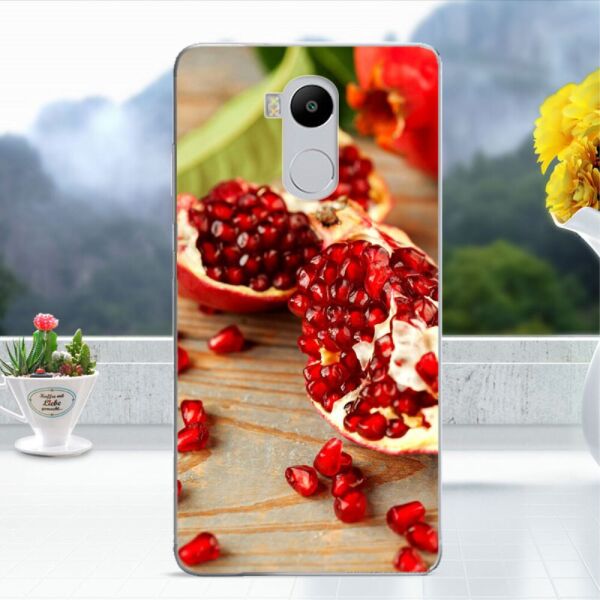 

Чехол накладка для Xiaomi Redmi 4 Prime / Redmi 4 Pro силиконовый Fresh Colors, Гранат