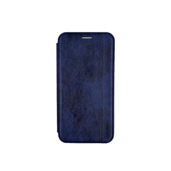 

Чехол книжка для Samsung Galaxy M31 M315 боковой из натуральной кожи, Gelius, Синий