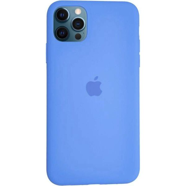 

Чехол Silicone Case для Apple iPhone 12 Pro Max силиконовый, Marine blue