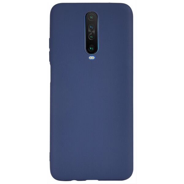 

Чехол накладка для Xiaomi Redmi K30 силиконовый матовый, Fresh Series, Синий