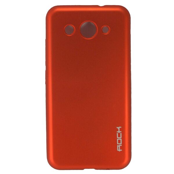 

Чехол накладка для Huawei Y3 2017 силиконовый матовый, ROCK, красный