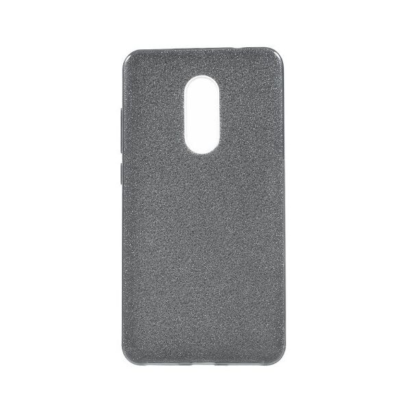 

Чехол накладка для Xiaomi Redmi Note 4X силиконовый 3-в-1, Fashion Case GLITTER, Черный