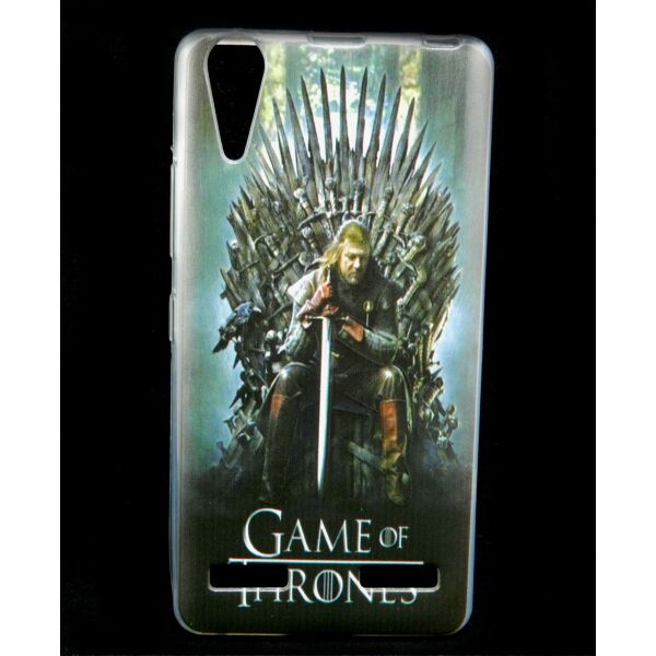 

Чехол накладка для Lenovo A6000 силиконовый с рисунком, Game of Thrones Stark