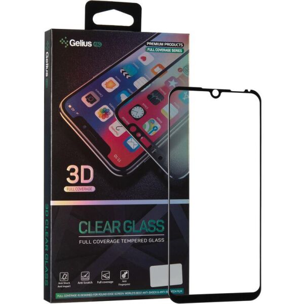 

Защитное стекло Gelius PRO 3D для ZTE Blade A5 2020, Черное