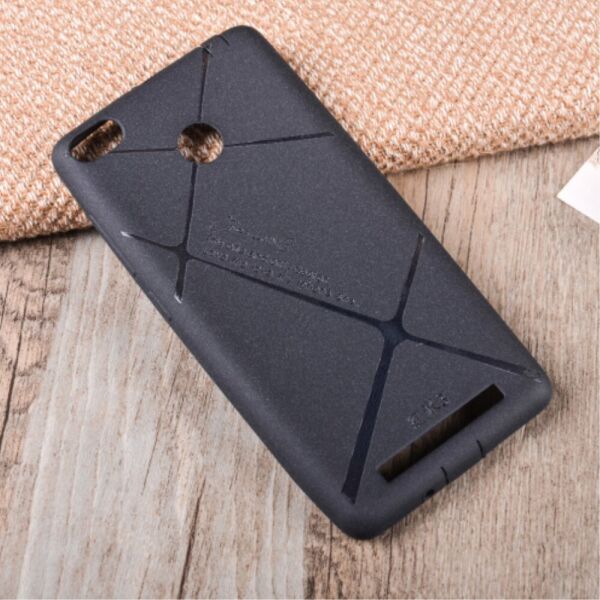 

Чехол накладка для Xiaomi Redmi 3 PRO силиконовый матовый, BOSILANG Черный