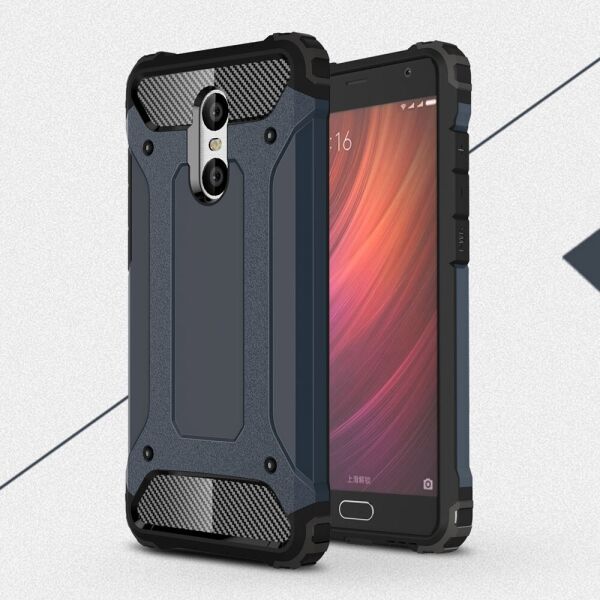 

Чехол накладка для Xiaomi Redmi Pro противоударный, Spider темно-синий