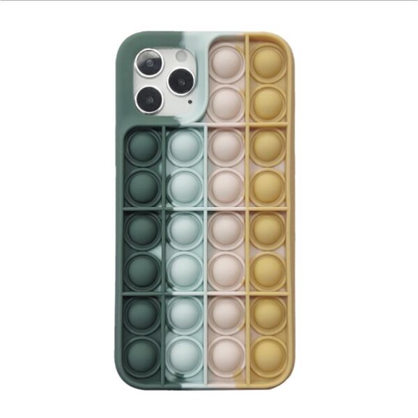 

Чехол антистресс Pop It для iPhone 11 силиконовый, Зеленый