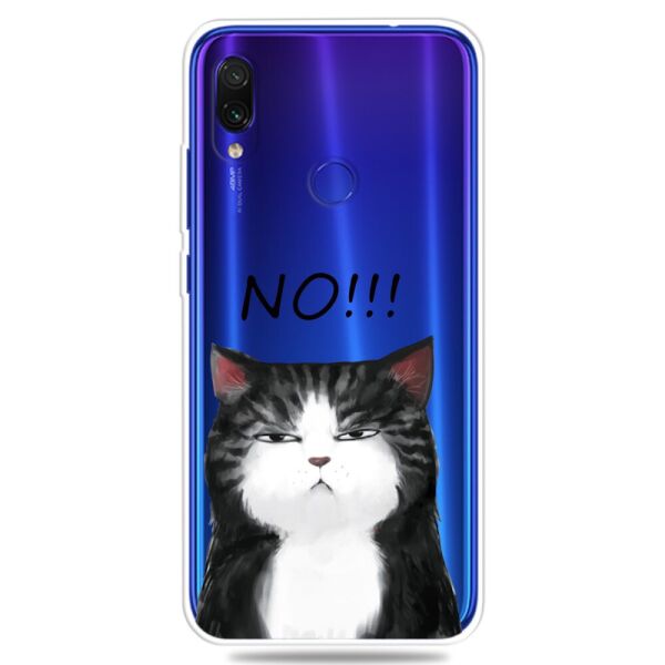 

Чехол накладка для Xiaomi Redmi 7 силиконовый, Вредный котенок