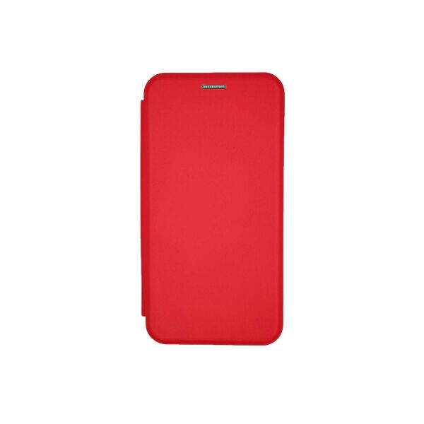 

Чехол книжка для Huawei P40 Lite боковой с отсеком для визиток, Slim Case, Красный