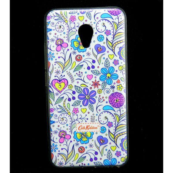

Чехол накладка для Meizu M5 силиконовый Diamond Cath Kidston, Цветочная фантазия