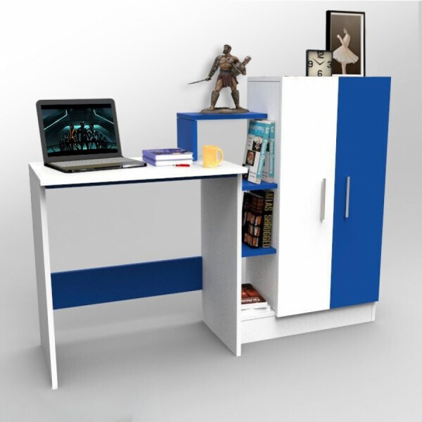 

Компьютерный стол Comfy Home ZC-1 Комфорт белый/терра голубая