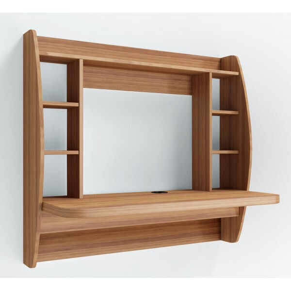 

Навесной компьютерный стол Comfy Home AirTable-I LB (орех)