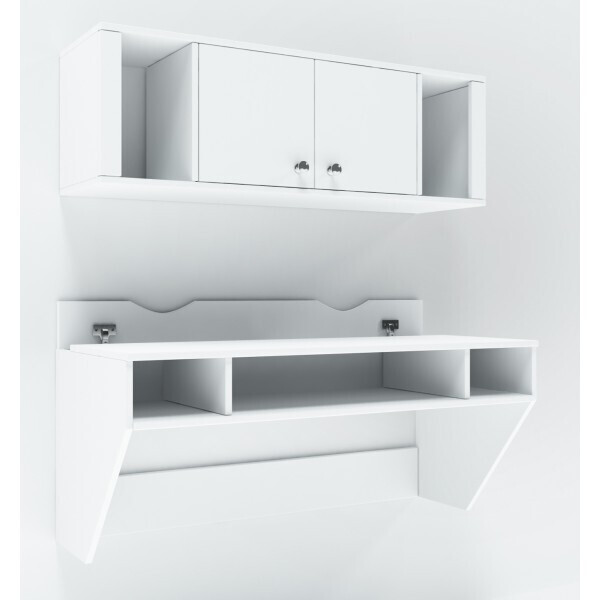 

Навесной компьютерный стол Comfy Home AirTable-II Kit WT Белый