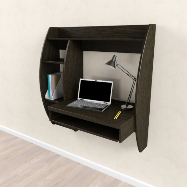 

Навесной компьютерный стол Comfy Home AirTable Valko, Венге