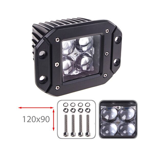 

Дополнительная светодиодная фара прожектор Vitol LML-K1212FC-4D 12W квадратные дальний
