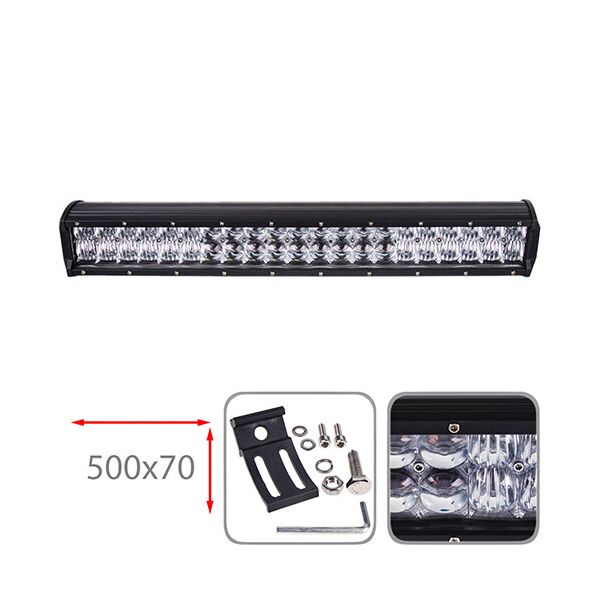 

Светодиодная LED балка люстра на крышу авто Vitol LML-C2126 F-5D 126W ближний+дальний