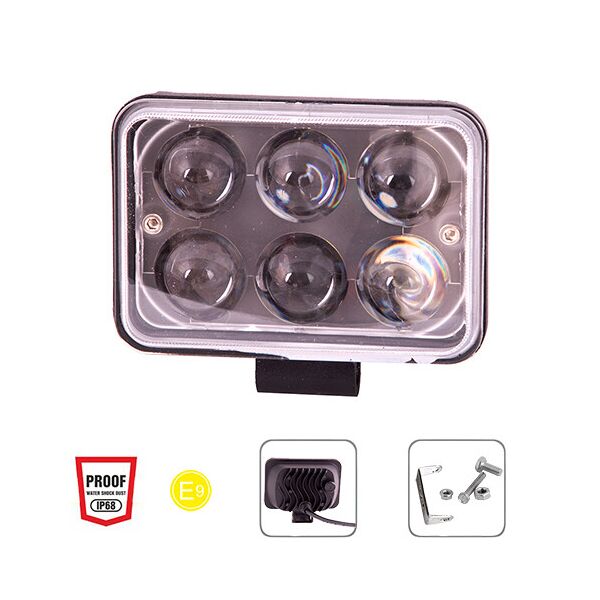 

Фара рабочего света Pulso WLP-184D SPOT 6Led*3W(135*80*60)/10-30V/18W/6000K