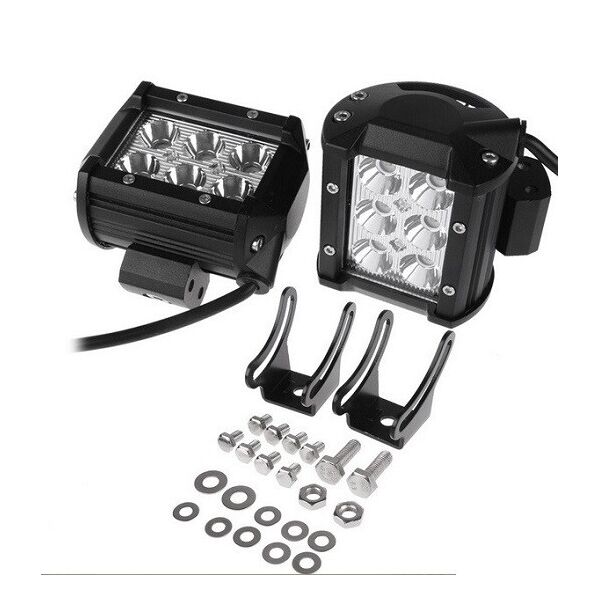 

Дополнительные светодиодные фары LED Лидер D18W 18W Cree-имитация квадратные ближний