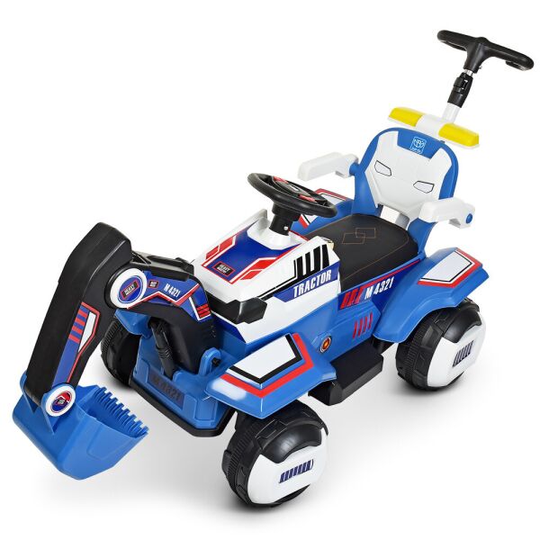 

Электромобиль Bambi трактор M 4321LR-4-1 Blue / White (M 4321LR)