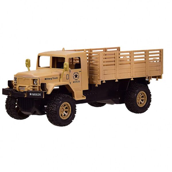 

Игрушечный военный грузовик на радиоуправлении 869-66A (Коричневый)
