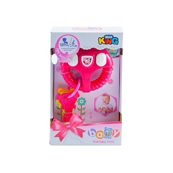 

Музыкальная игрушка Руль 32020G с ключами (Красный)