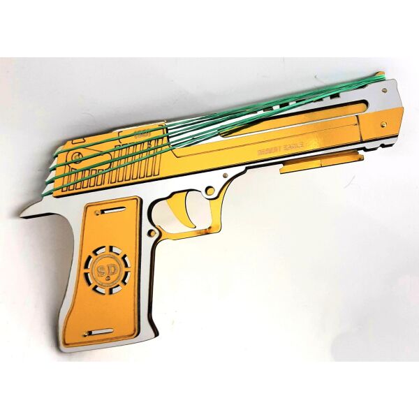 

Резинкострел-Пистолет « DESERT EAGLE Gold »(228015)