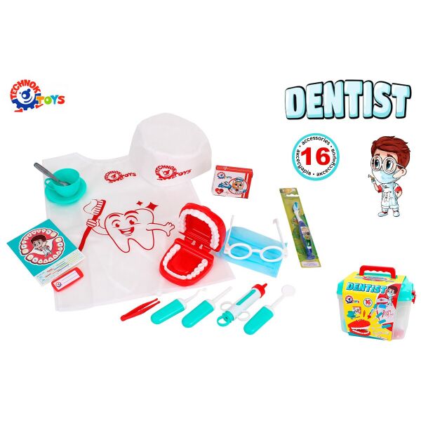 

Игровой набор стоматолога, 16 предметов(7365)