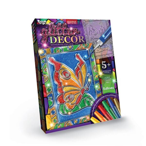 

Набор для творчества «Glitter Decor», рус.(GD-01-04)