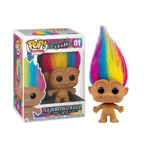 

Фигурка Funko Pop фанк Радужный Поп Тролль Тролли на удачу Good Luck Trolls Rainbow Troll 10 см
