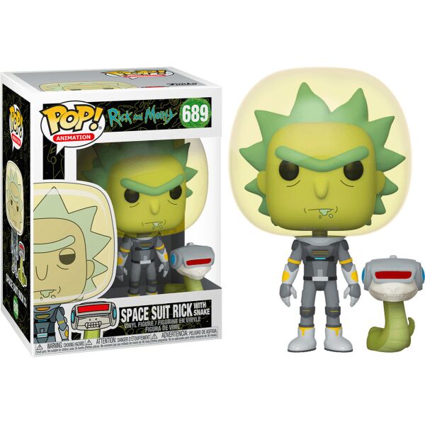 

Фигурка Funko Pop фанк Поп в скафандре со змеей Год и Морти 10см